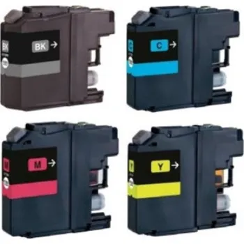 Počítačové příslušenství Cartridge-SET Brother LC 227XLCMYK - kompatibilní náplně do tiskárny Brother
