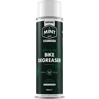 Čistič účinný při rozpouštění a odstraňování mastných a olejových zbytků OXFORD MINT BIKE DEGREASER 500 ml