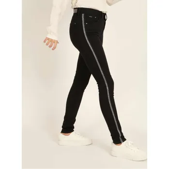 Dámské džíny Mavi jeans dámské džíny s lampasem super skinny Adriana černé Velikost: 26/34