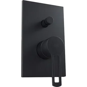 Vodovodní baterie Paffoni RINGO/VALLONE vanová podomítková baterie RIN015NO černá