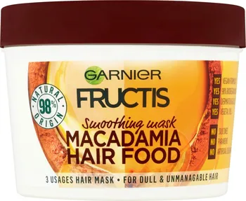 Vlasová regenerace Garnier Fructis Macadamia Hair Food 390 ml