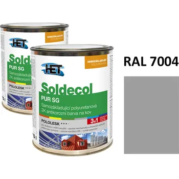 barva na kov Soldecol PUR SG 0,75 L RAL 7004