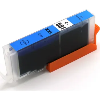 Inkoustová náplň pro Canon Pixma TS 705 kompatibilní - barva azurová - cyan