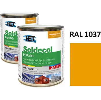 barva na kov Soldecol PUR SG 0,75 L RAL 1037