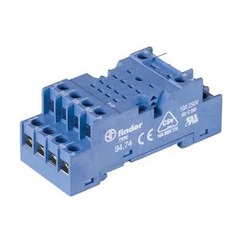Relé Finder 9474 Patice, DIN, 55/85/99.01, 2P/4P