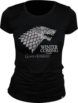 Dámské tričko Magic Box Game Of Thrones Winter Is Coming W černé