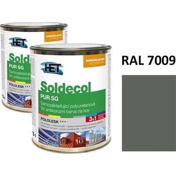 barva na kov Soldecol PUR SG 0,75 L RAL 7009