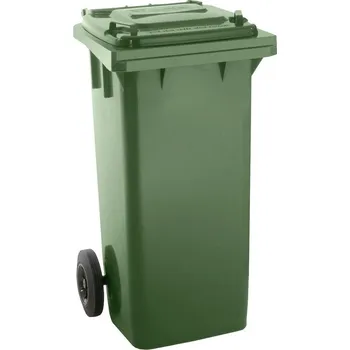 Popelnice Proteco popelnice s kolečky 240 l zelená 