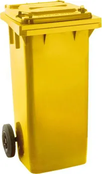 Popelnice Proteco popelnice s kolečky 120 l žlutá