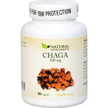 Přírodní produkt Natural Medicaments Chaga 500 mg 90 cps.