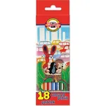 Koh-i-noor Pastelky Krtek 3653/18 ks