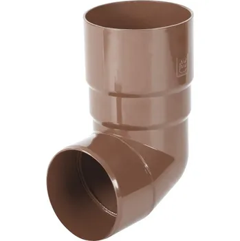 okap BRYZA Koleno svodu 89° plastové Ø 90 mm, Hnědá RAL 8017
