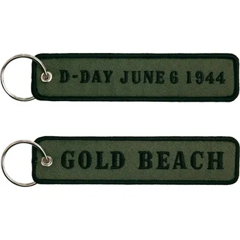 Přívěsek na klíče Fostex D-Day Gold Beach - olivový