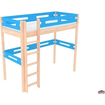 Postel DOMESTAV s.r.o. Horní spaní bubliny Materiál: Buk cink, Povrchová úprava: Přírodní provedení