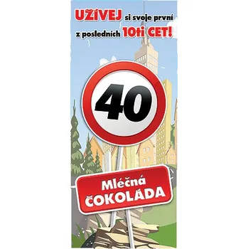 Čokoláda Čokoláda Vše nejlepší 40 - narozeniny