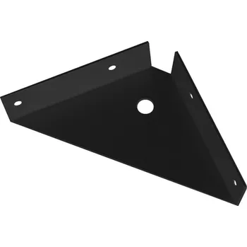 Tesařské kování Onpira Spojovací úhelník - konzole Rozměr: 115x115x30 mm, Barva: Černá