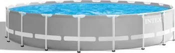 Bazén Intex Prism Frame Pools Set 6,10 x 1,32 m + kartušová filtrace, schůdky, plachta, podložka