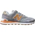 Pánské tenisky New Balance ML574 MDG šedé/oranžové