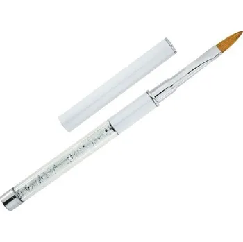 Umělecký štětec Štětec JAZYK č.8 glitter white