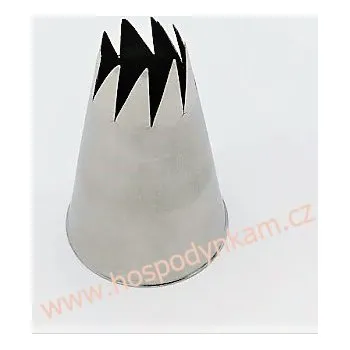 Zdobící špička otevřená květina velká