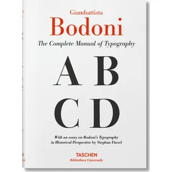 Populárně naučná literatura pro dospělé Complete Manual of Typography - Giambattista Bodoni (EN)