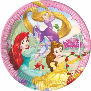 Party nádobí Procos Princess talíře 23 cm 8 ks