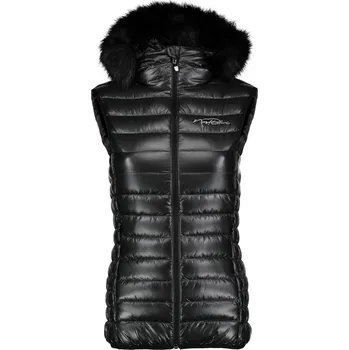 Dámská vesta Nordblanc NBWJL4492 Crn Furry