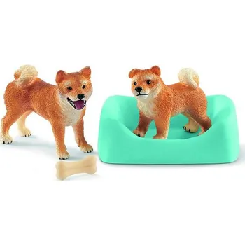 Figurka Schleich 42479 Shiba Inu štěně s matkou