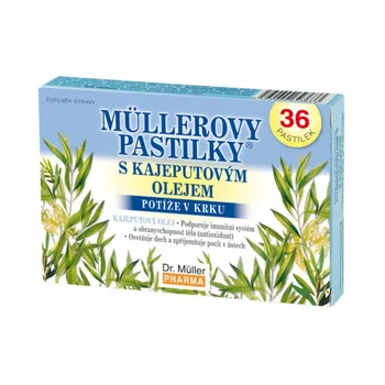 Lék Müllerovy pastilky s kajeputovým olejem 30 pst.