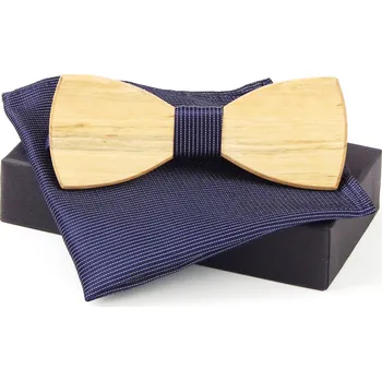 Motýlek HEDVA ČESKÝ BROKÁT Motýlek dřevěný ČH 601+409 KRB