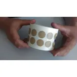 Papírová přelepovací kolečka hnědá