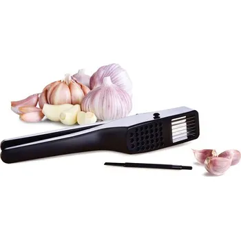 Lis na česnek 2v1 ČESNEKÁTOR&nbsp;lis a kráječ na česnek v jednom + čistící tyčinka