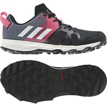 Dětská běžecká obuv Adidas Performance Kanadia 8.1 šedé/bílé/růžové