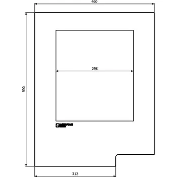 Krbová kamna NDV-000169 - K01 - Sklo Aquaflam Vario