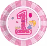 Procos 1. narozeniny holčičí talíře 23…