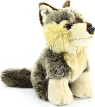 Plyšová hračka Rappa Plyšový vlk sedící 30 cm