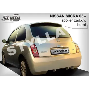 Auto-moto Stylla spoiler zadních dveří Nissan Micra (2003 - 2010)