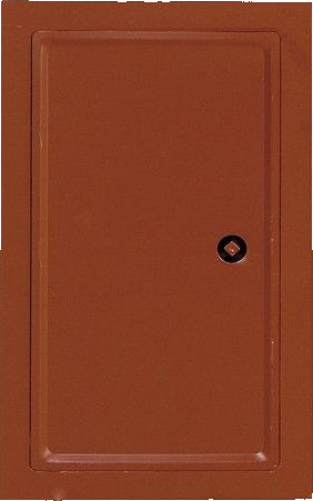 Komínová dvířka vybírací 155x290 mm, červená