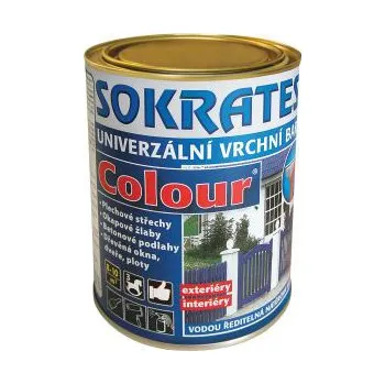 Lak na dřevo Sokrates Colour vodouředitelná vrchní pololesklá barva 0,7kg 0670 okr