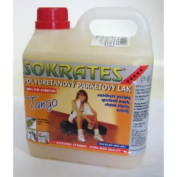 barva a nátěr na dřevo Sokrates Tango plus 100% polyuretanový parketový lak 2kg matný
