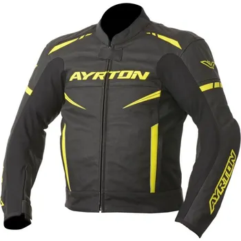 Moto bunda Ayrton Raptor černá/žlutá fluo