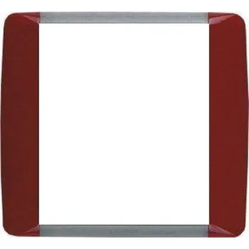 HUSKY Rámeček jednonásobný ELEMENT - karmínová / ledová šedá - 3901E-11024