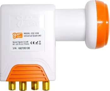 Satelitní konvertor GoSat GSC-104 Quad