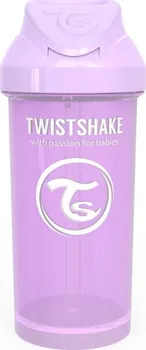 Láhev Twistshake láhev s brčkem 12+m 360 ml