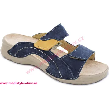 Dámská zdravotní obuv MEDISTYLE TRIXI 2T-T19 pantofel modrý, --- - 42