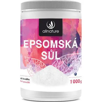 Koupelová kosmetika Allnature Epsomská sůl 1 kg