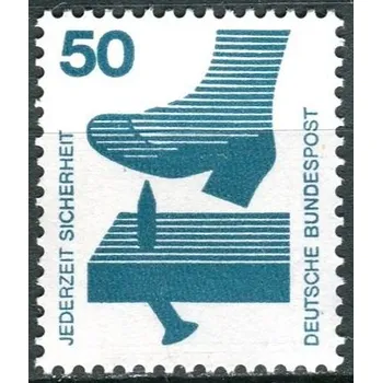 Poštovní známka (1971) MiNr. 700 A ** - Německo - Prevence nehod (I)