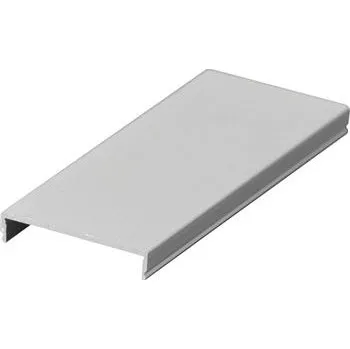 Stavební profil SALU krycí profil S06N pro spodní pojezdový profil / kolejnici stříbrná