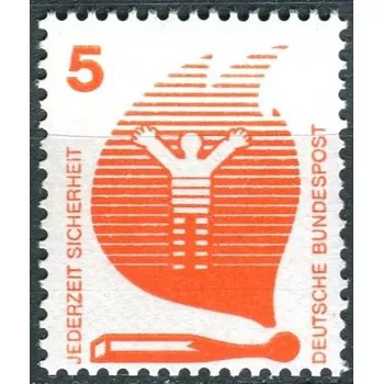 Poštovní známka (1971) MiNr. 694 A ** - Německo - Prevence nehod (I)