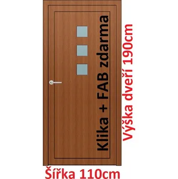 Vchodové dveře Vchodové plastové dveře Soft Ella 110x190 cm - Akce!